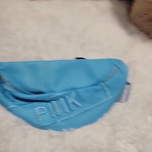 PINK Blue Waist Bag